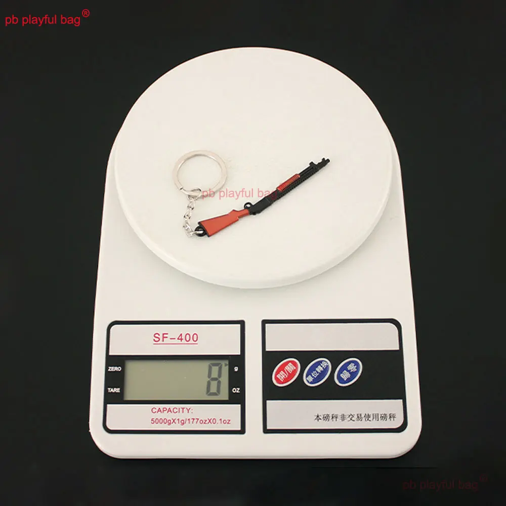 8cm 미니 S1897 총 모델 금속 장난감 펜던트 열쇠고리 액션 피규어 CS 게임 무기 주변기기 생일 선물 어린이 장난감 ZG385