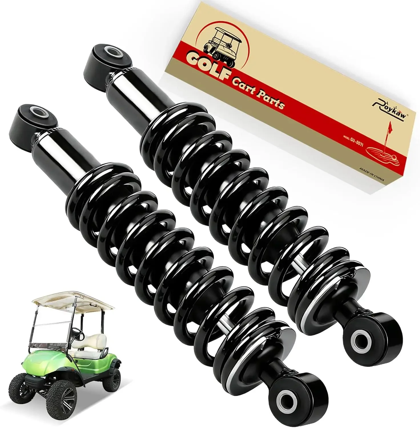 

Golf Cart Rear Shock Absorbers Assembly Kit Compatible with Yamaha G29/Drive Gas & Electric Models, Heavy Duty Shocks,Replaces #
