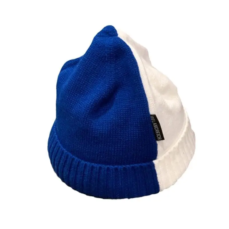 

Универсальная вязаная шапка 39BD, шапка-бини соответствующего цвета, шерстяная шапка, термобелье для мужчин и женщин