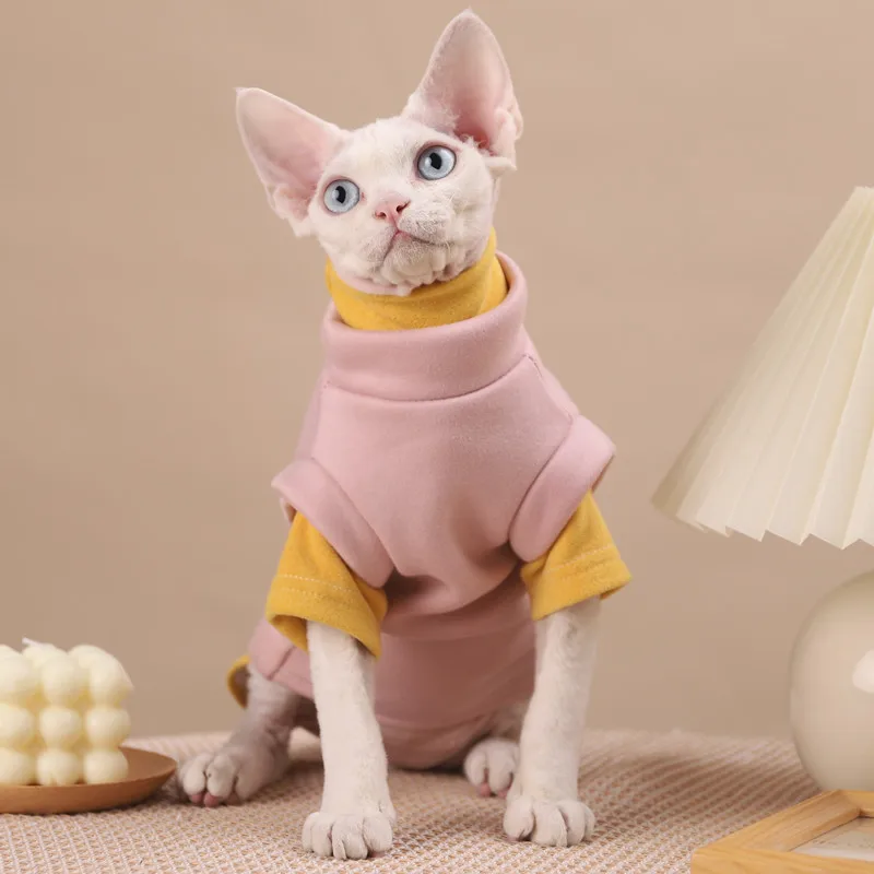 

HOOPET Autumn Winter Pet Clothes Cat Costume Katten Gotas Kedi Sphynx Sweater Puppy Dog Mascotas Clothing Outifts for Christmas