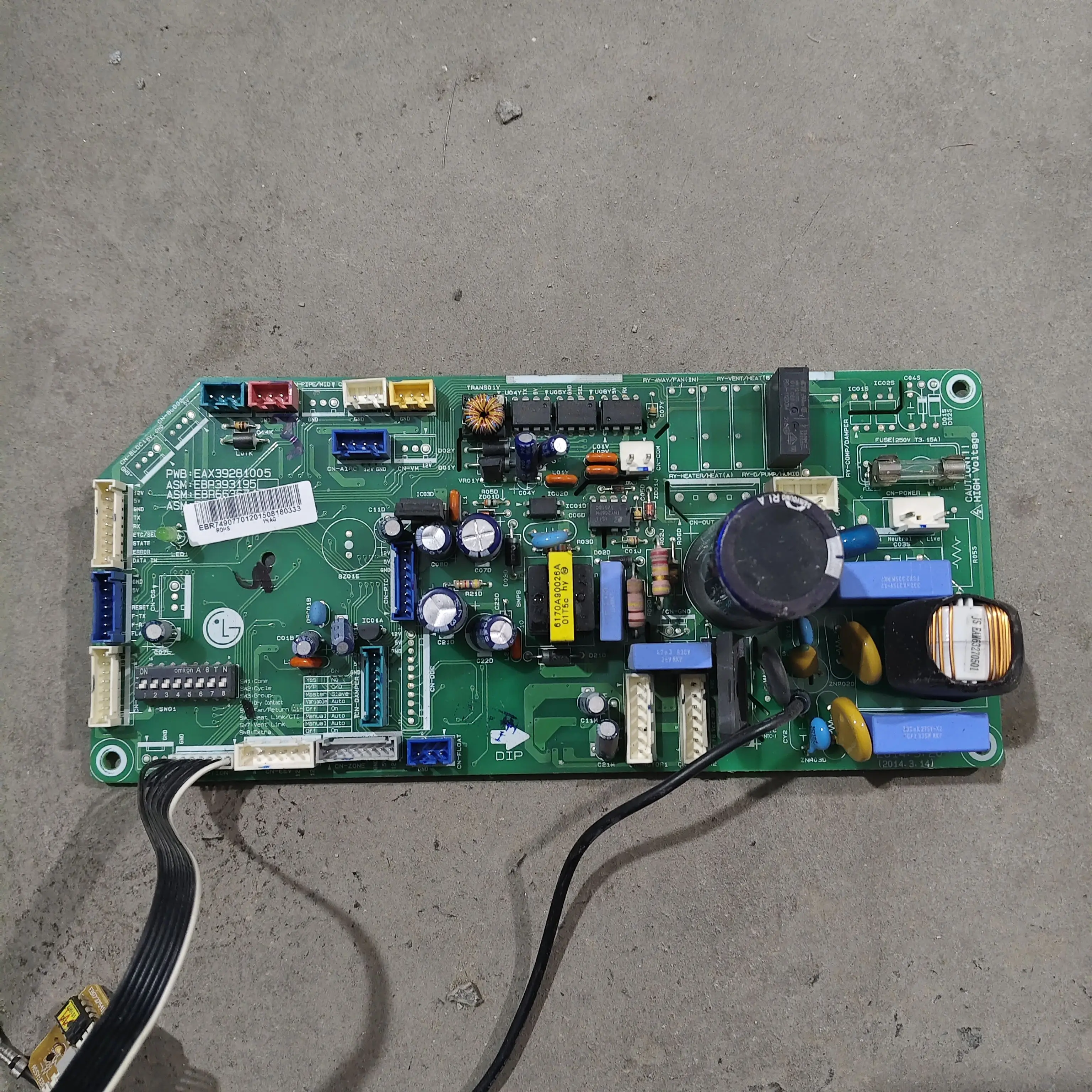 

Suitable for LG central air conditioner fan main board EBR39319514
