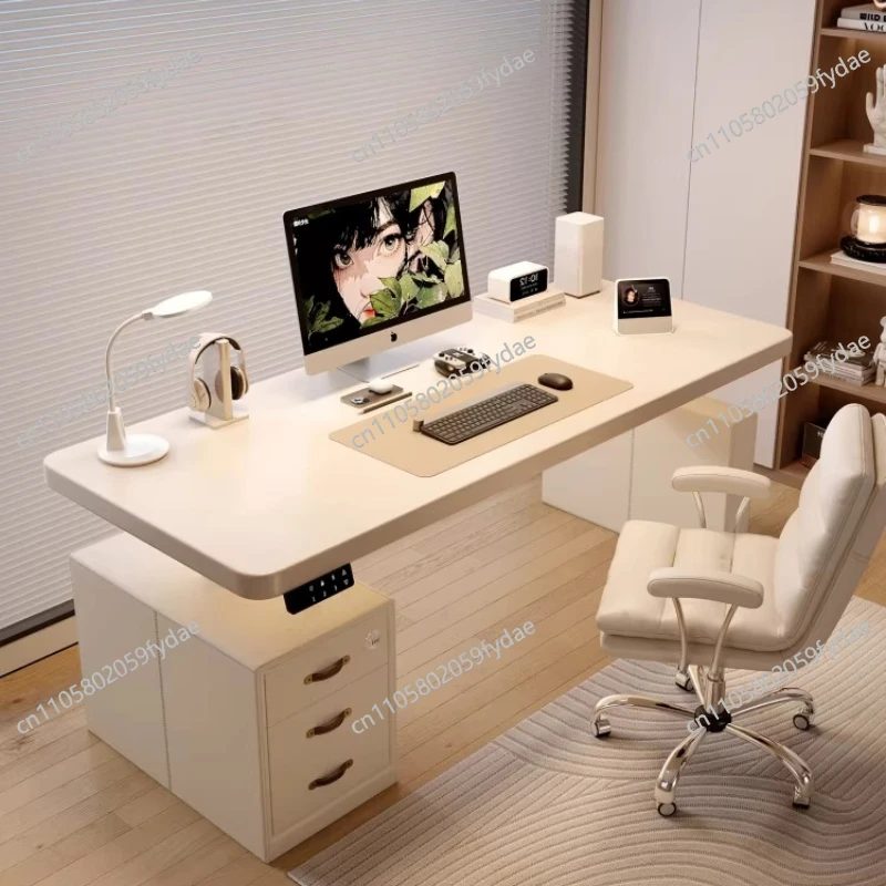 cream style Computer desk Room desks Motion desk room offices office desks and workstations Height adjustment table