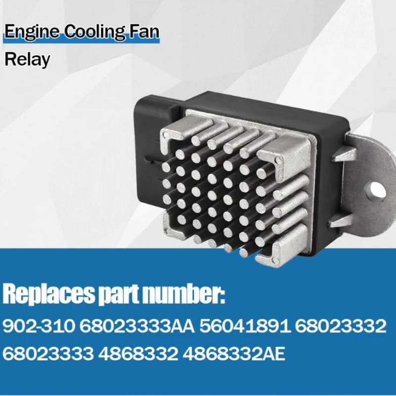 

68023333AA 68041017AB Cooling Fan Relay For Chrysler Pacifica Dodge Caravan Jeep Liberty Wrangler