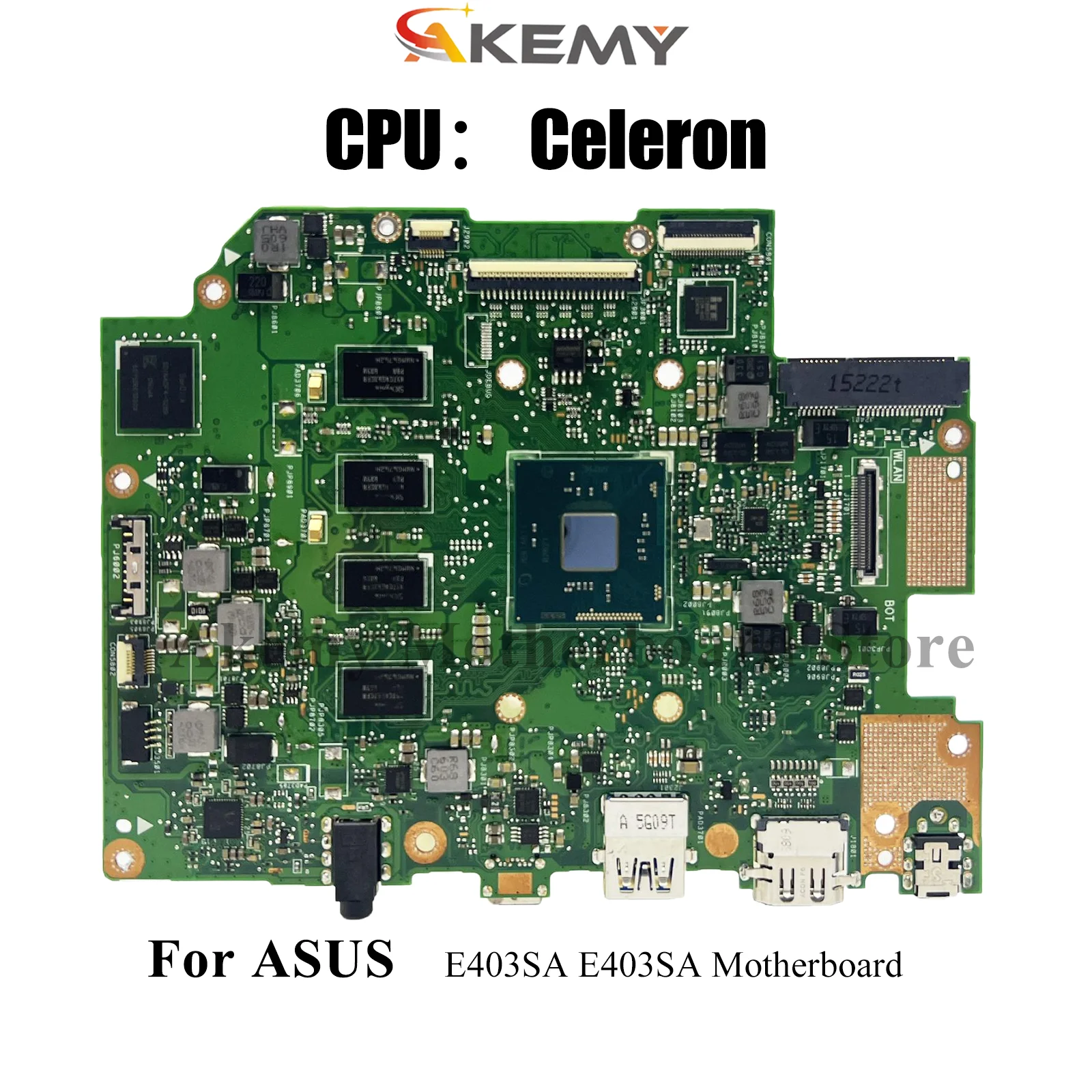 

E403SA Laptop Motherboard For ASUS EeeBook E403S E403SA Notebook Mainboard With Celeron CPU 100% tests OK fast shipping stk