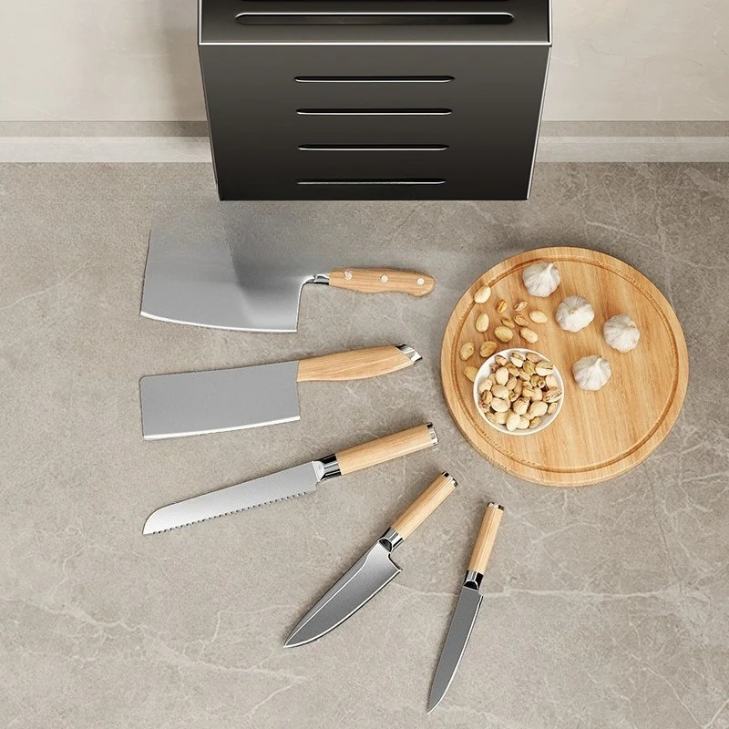 Kitchen Knife Holder, Knife Rack, Non-punching Wall-mounted Storage Box, Kitchen Knife, Household Knife Storage Seat