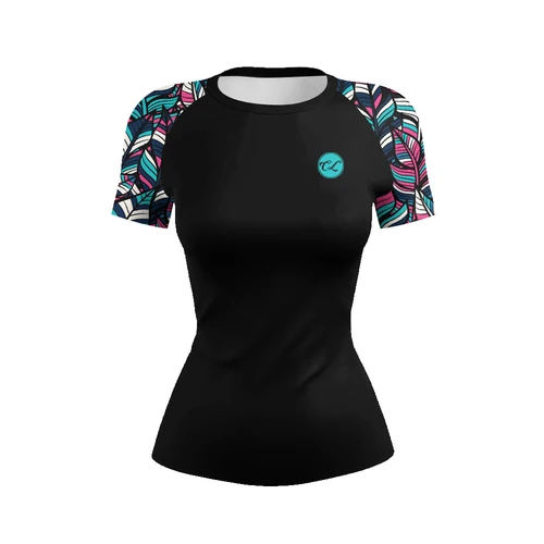Imagen 2 del producto Chie Lundin-camisetas ajustadas de LICRA personalizadas, ropa de compresión para natación, surf, Rashguard, jiu jitsu BJJ, Rash Guard, Yoga, trotar, UPF 50 +