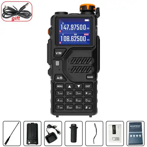 2025: UV K5 Plus 워키 토키 휴대용 Am Fm 양방향 라디오 Comumicador 스테이션 아마추어 햄 무선 장거리 수신기 라디오
