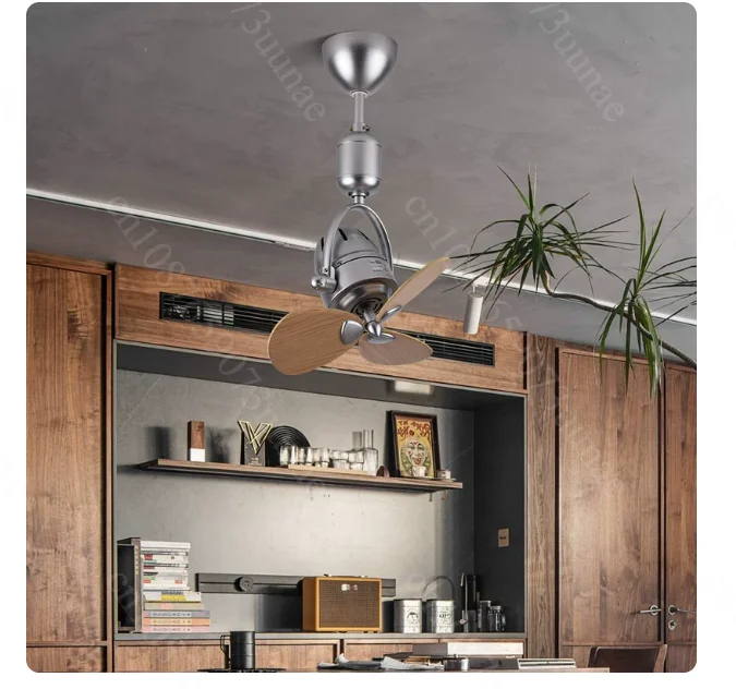Quiet Low‑Profile Mini Ceiling Fan Silent Corner Mount Cooling Fan for Small Space Bedroom Study Indoor Ventilation Equipment