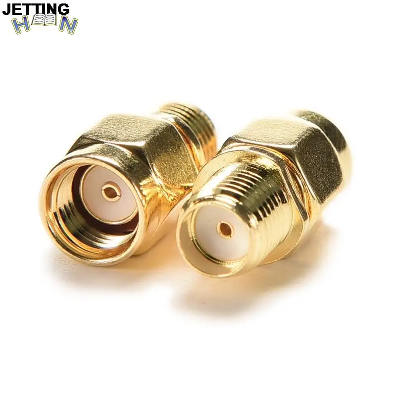 

JETTING RF SMA Connector Adapter RP-SMA Male To RP-SMA Female Plug RF Adapter For Wireless Antenna RF Adapter Drop Shipping