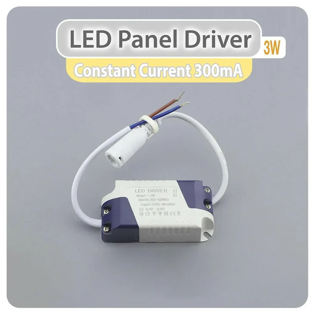 12-24V Drive Power DC LED Panel Driver 300mA Constant Current 3W 6W 12W 18W 24W DC LED Power Supply For LED Panel Lights