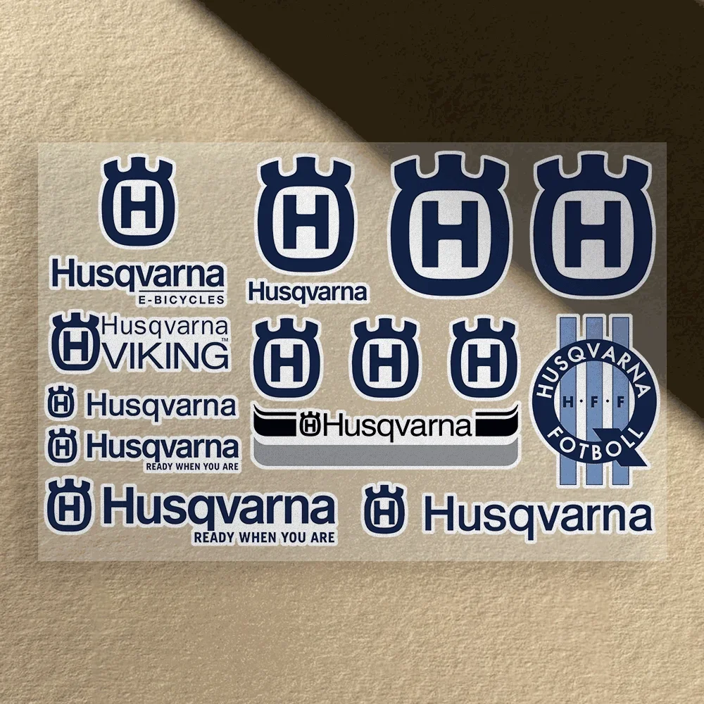 

Motorcycle Sticker Waterproof for Helme Tank Car Body Bicycle Universal Vinyl Decal H-HusqvarnaS