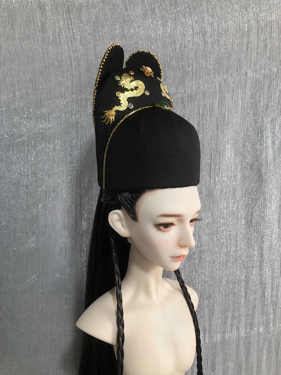 1/4 1/3 Scale BJD Hanfu Hat Ancient Costume Samurai Hat Accessories For MSD SD13 Big Girl SSDF ID72 Uncle Doll A1385
