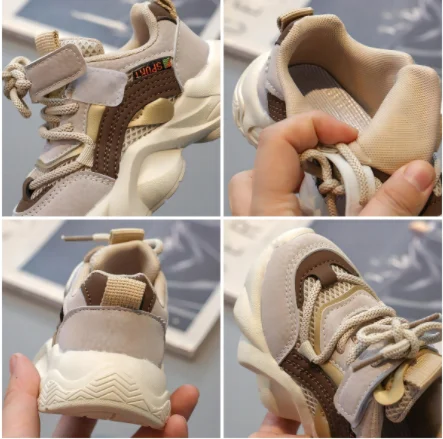 Zapatos deportivos para niños, zapatillas de correr transpirables de doble malla, zapatos del Tesoro para hombres, zapatos casuales antideslizantes que combinan con todo, moda para niños, nuevos