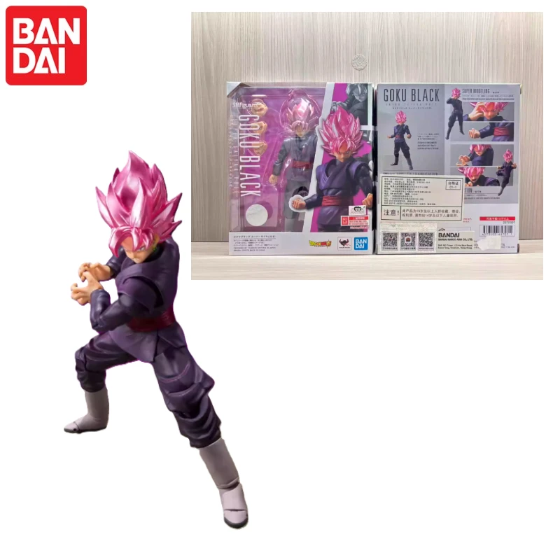 

В наличии 100% оригинальные фигурки Bandai S.H.Figuarts SHF Goku Black Super Saiyan Rose Rerelease Edition Dragon Ball Super, аниме-игрушки, подарки