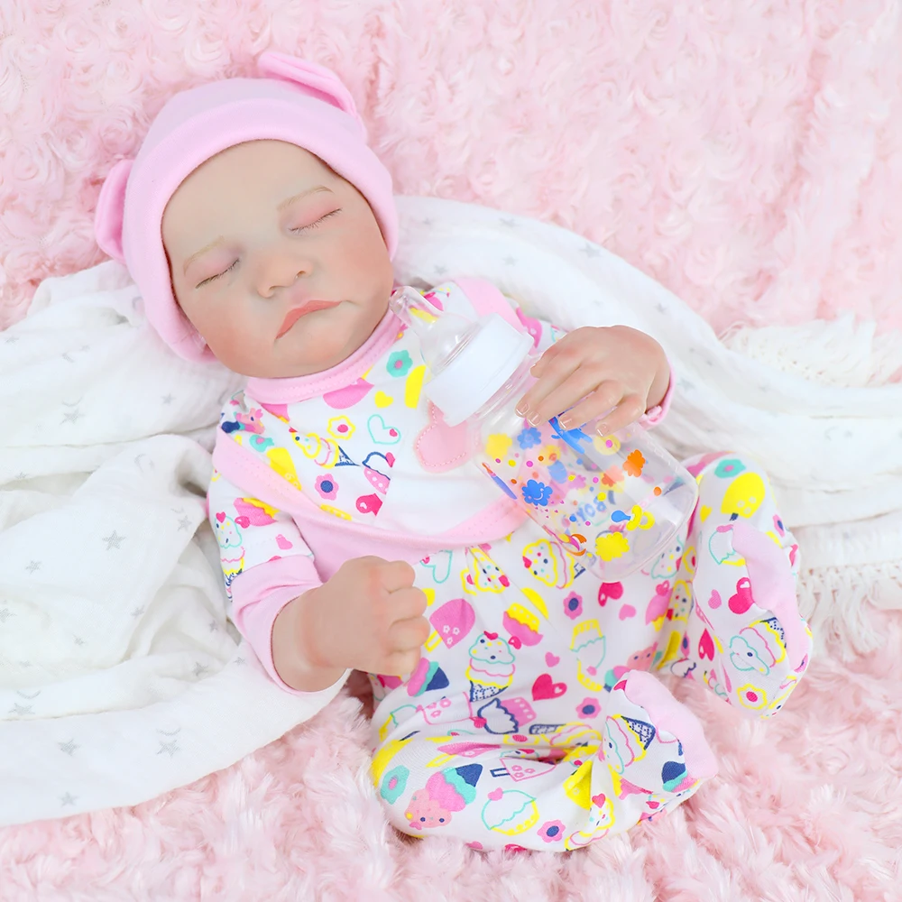 18 inch realistische herboren babyslaappop meisje Levi met handgeschilderd haar 3D huid verzamelbare kunstpop kerstverjaardagscadeau