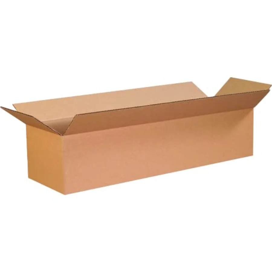 

Коробки гофрированные AVIDITI 26x6x6, длинные, 26L x 6W x 6H, упаковка 25 шт., для переезда, хранения, упаковки товаров, для дома или бизнеса, размер S
