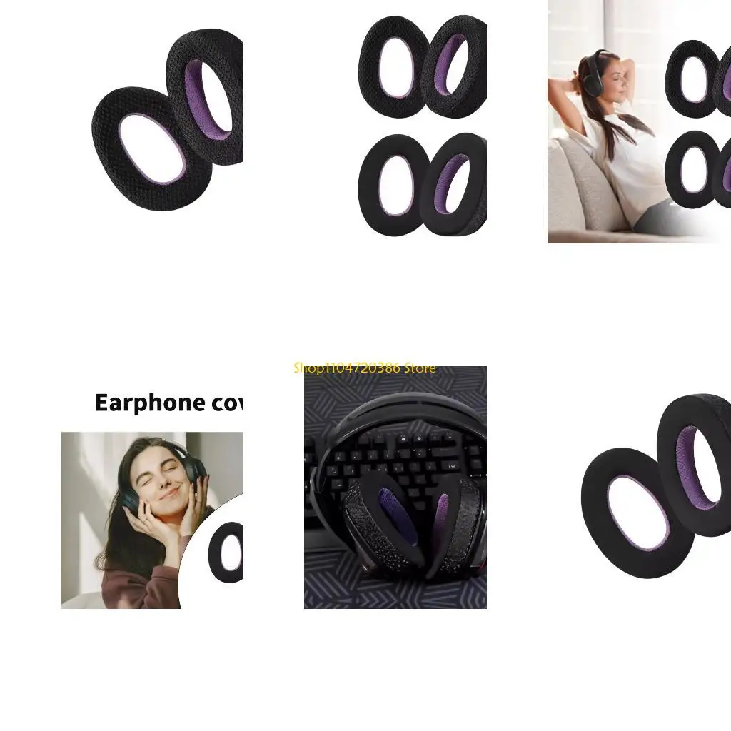 K0EA Soft and Durability Ear Pad for GSP370 GSP300 GSP350 GSP305 GSP301 Headphones Earcups Ear Cover Easy to Use and Replace
