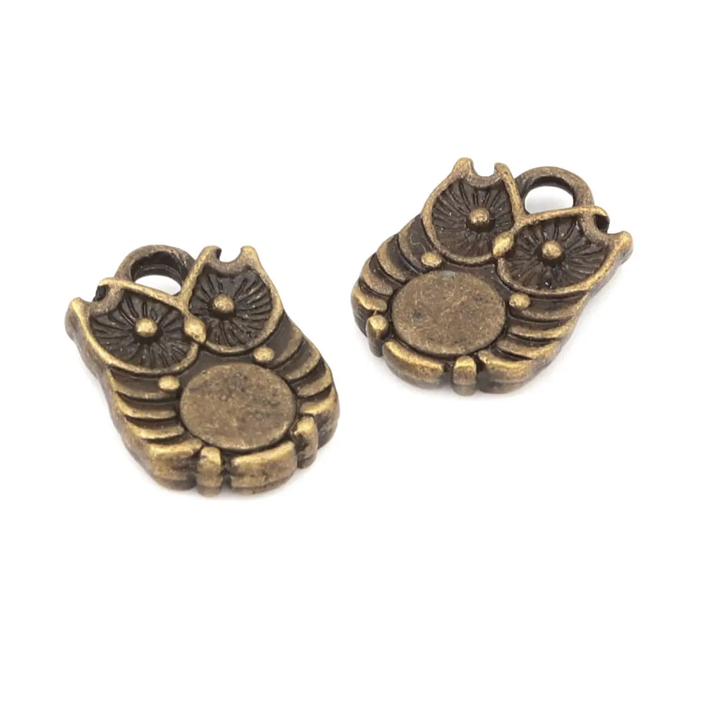 Vintage Style Zinc Alloy Bird Owl Parrot Peacock Charms Pendants Diy Jewelry Making Supplies Necklace Earrings Accessories