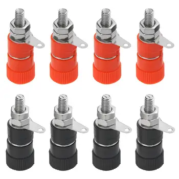10 PCS Reliure Postes Bornes 4mm Fiche Banane Prise 4mm Terminal Connecteur pour Amplificateur Arduino