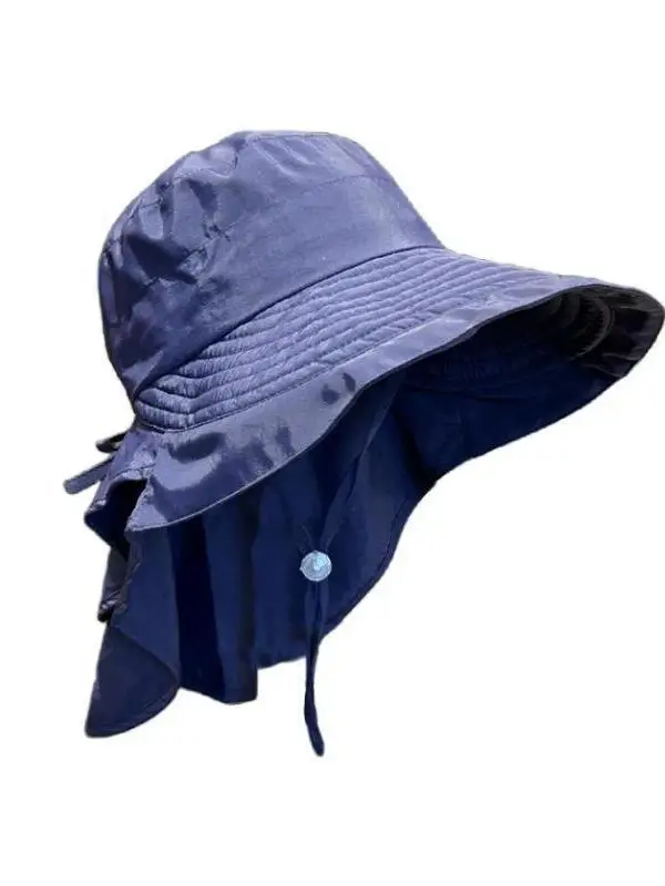 قبعة شمسية أصلية من سي سي بحافة كبيرة للحماية من الأشعة فوق البنفسجية، قبعة صيفية للنساء لحماية الرقبة، قبعة صيد للرحلات الخا... #3