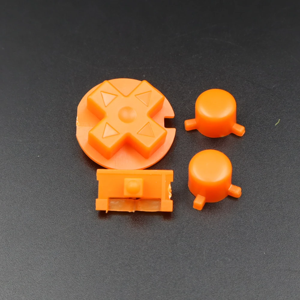 1 conjunto para botões de substituição coloridos conjunto substituição para game boy gbp console ligar/desligar botão a b botões d almofadas substituir