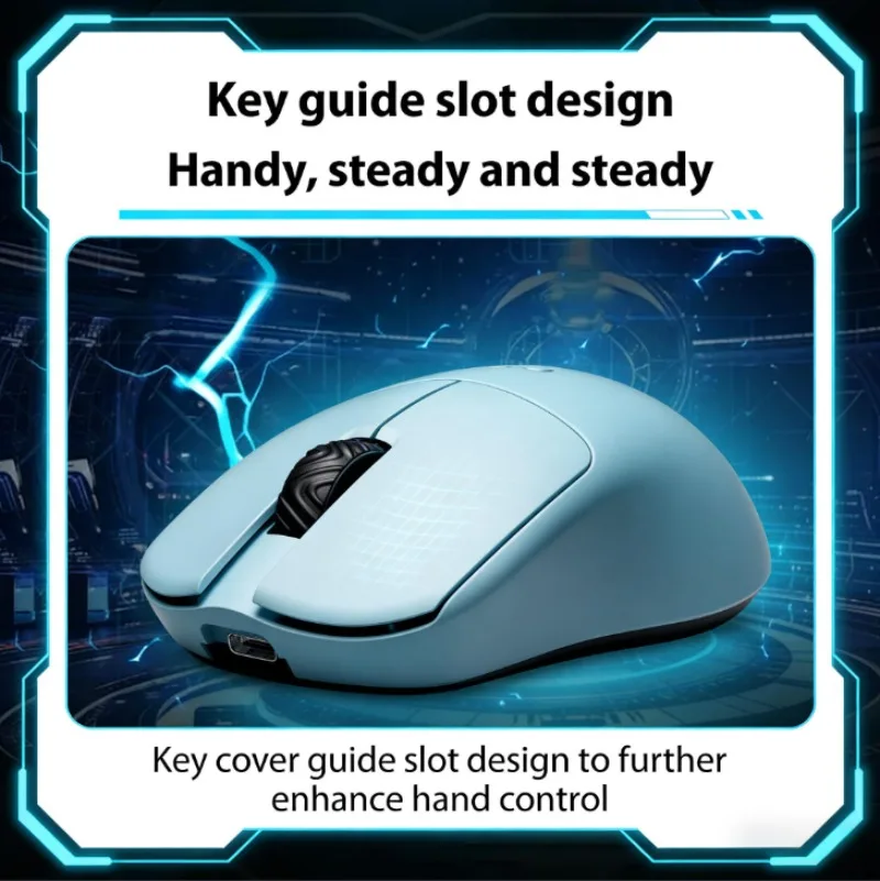 

Беспроводная игровая мышь Scyrox V6 с двумя режимами работы, сенсор PAW3950, 30K DPI, ультралегкая (40 г), оптические переключатели Kailh, для ПК-геймеров