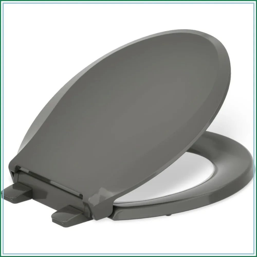 Cachet ReadyLatch Round Toilet Seat Soft Close Thunder Grey