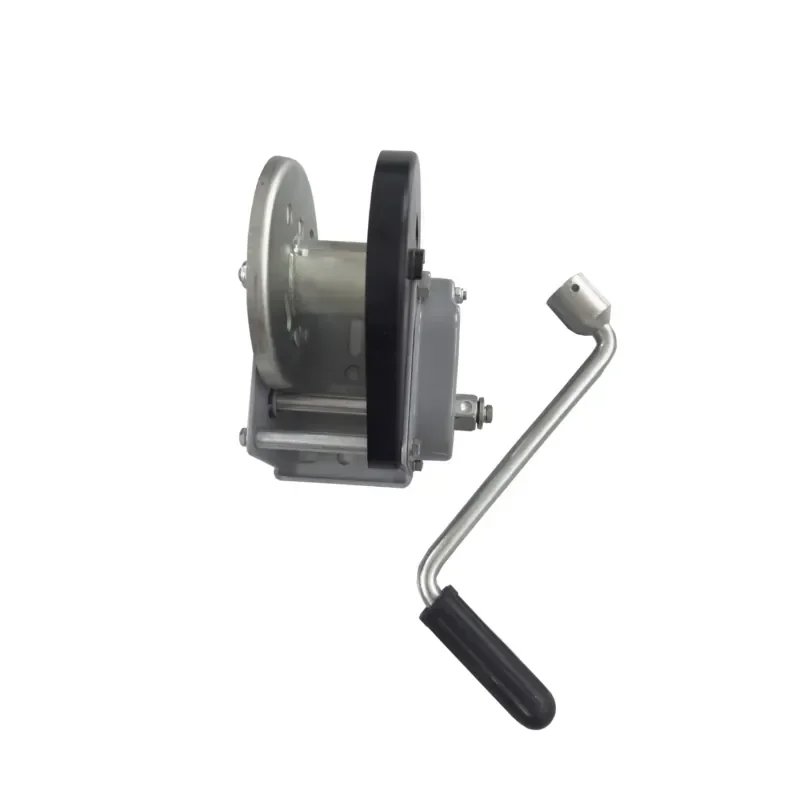 2026 Latest Small Lifting Crane 1200 lb Capacity Self-locking Hand-cranked Winch Manual Hoist for Home Workshop