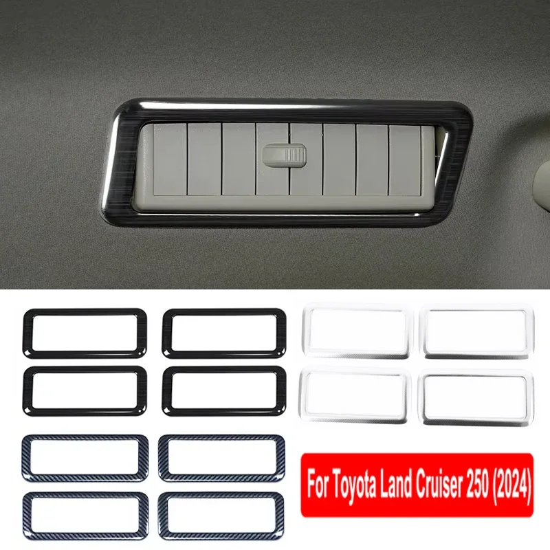 For Toyota Land Cruiser 250 2024 Car Roof Air Conditioning Vent Decoration Frame Prado LC250 FJ250 Interior upgraded Accessories