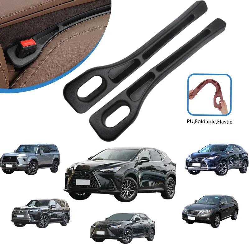 Car Seat Gap Filler Side Seam Plug Strip Leak-proof Filling Strip For Lexus NX RX GX UX RZ LX TX LBX Car Decoration Accessories