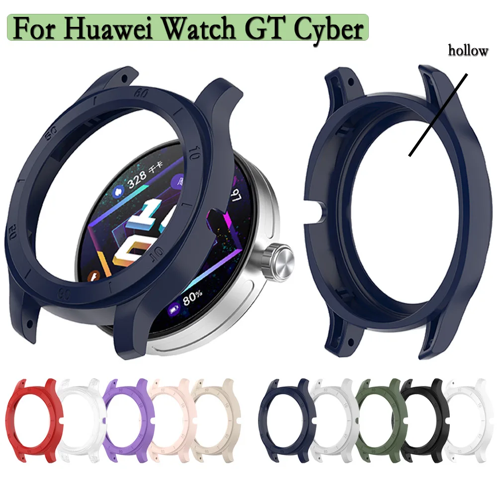 Watch Case for Huawei Watch GT Cyber 48mm PC Matte Case Huawei Watch GT Cyber Protective Bumper Shell for Huawei Series