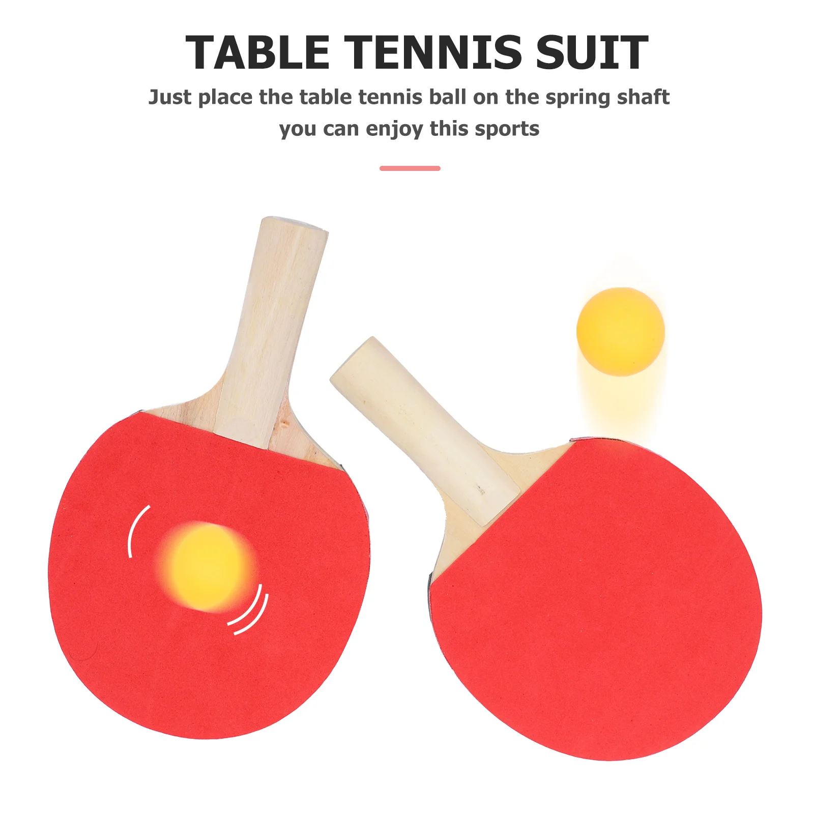 

1Set Versatile Ping Pong Practice Racket Suitable for Beginners and Pros Fixed Base with Spring Bar for Stable Training Session