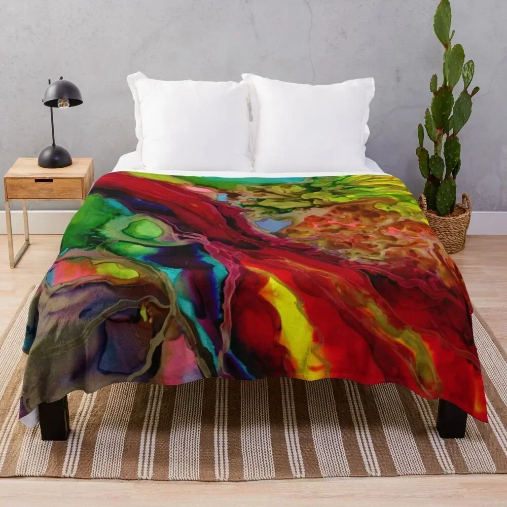 

Four Elements Throw Blanket Foldable Soft Warm Blanket for Outdoor Use