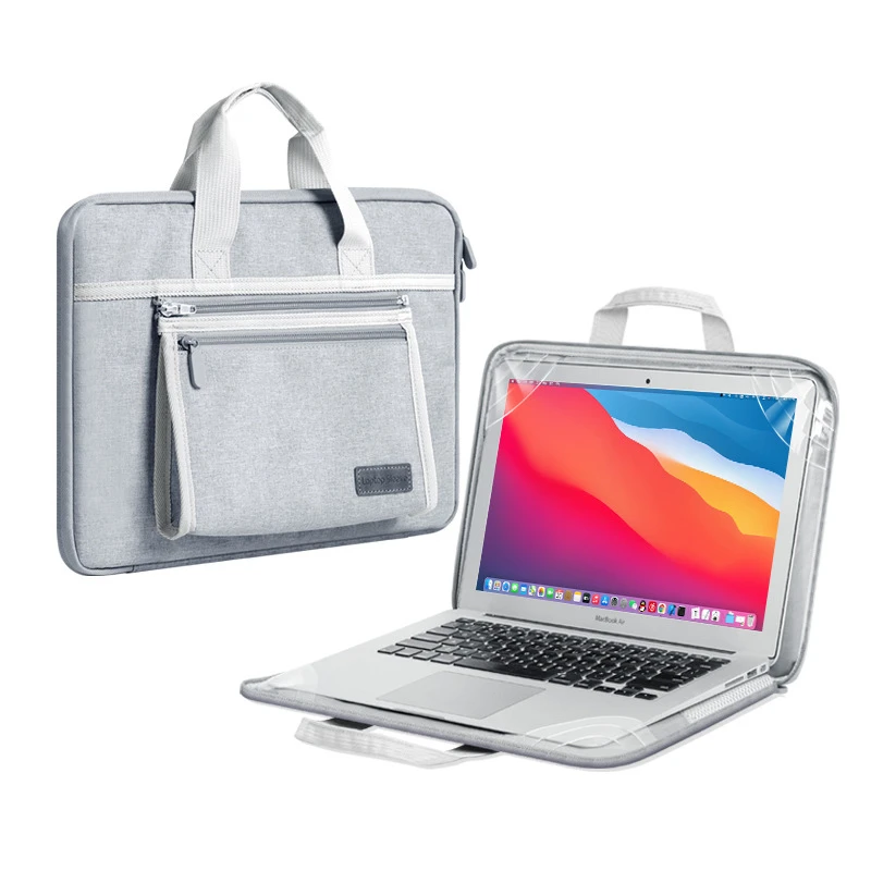 

Laptop Sleeve 13.3 inch,Carrying Case Compatible with MacBook Air 13 / Pro 13 / Pro 14,15.6 Handbag with Detachable Small Case