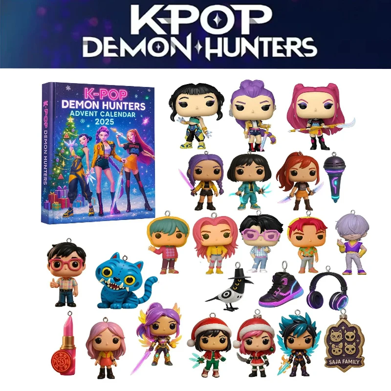 

Новый Kpop Witch Hunting^ Team Arrives Calenda^r Руми Мира Зои Тигр% Рождественская вечеринка ..Вечеринка Акриловый кулон Детская игрушка в подарок