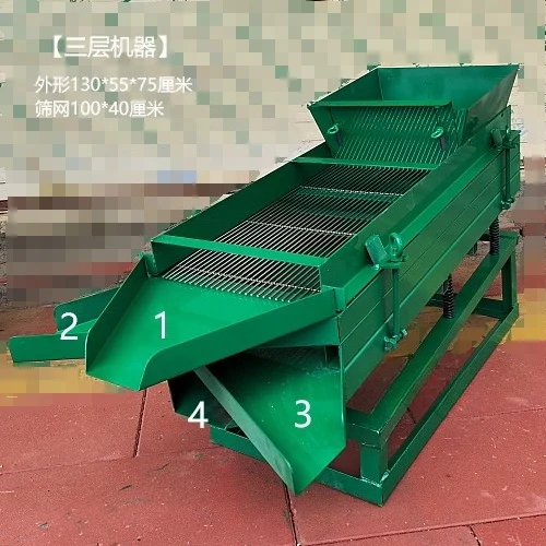 Industriële vibrerende schermmachine Lineaire vibrerende zeef Kleine zandzeef Elektrische poederseef