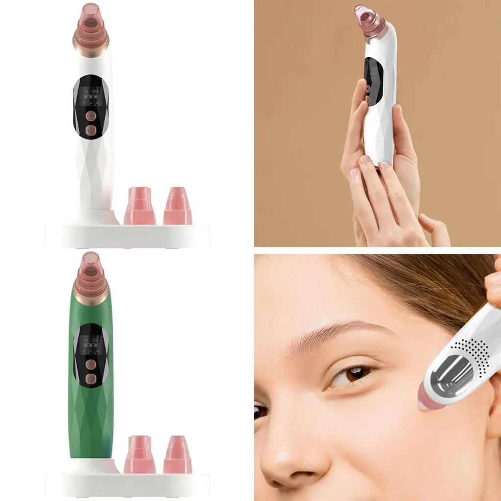 Blackhead Remover Pore Vacuum with Hot Compress Rechargeable for Facial Skin