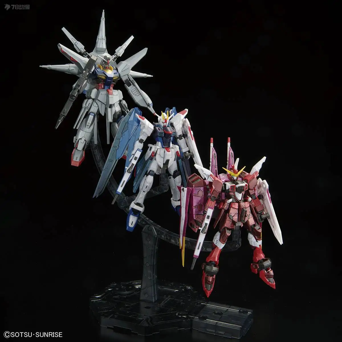 Bandai Original GUNDAM      RG OTHER LIMITED EDITIONS MOBILE SUIT GUNDAM SEED 20TH ANNIVERSARY MS SET [METALLIC]     Anime Actio