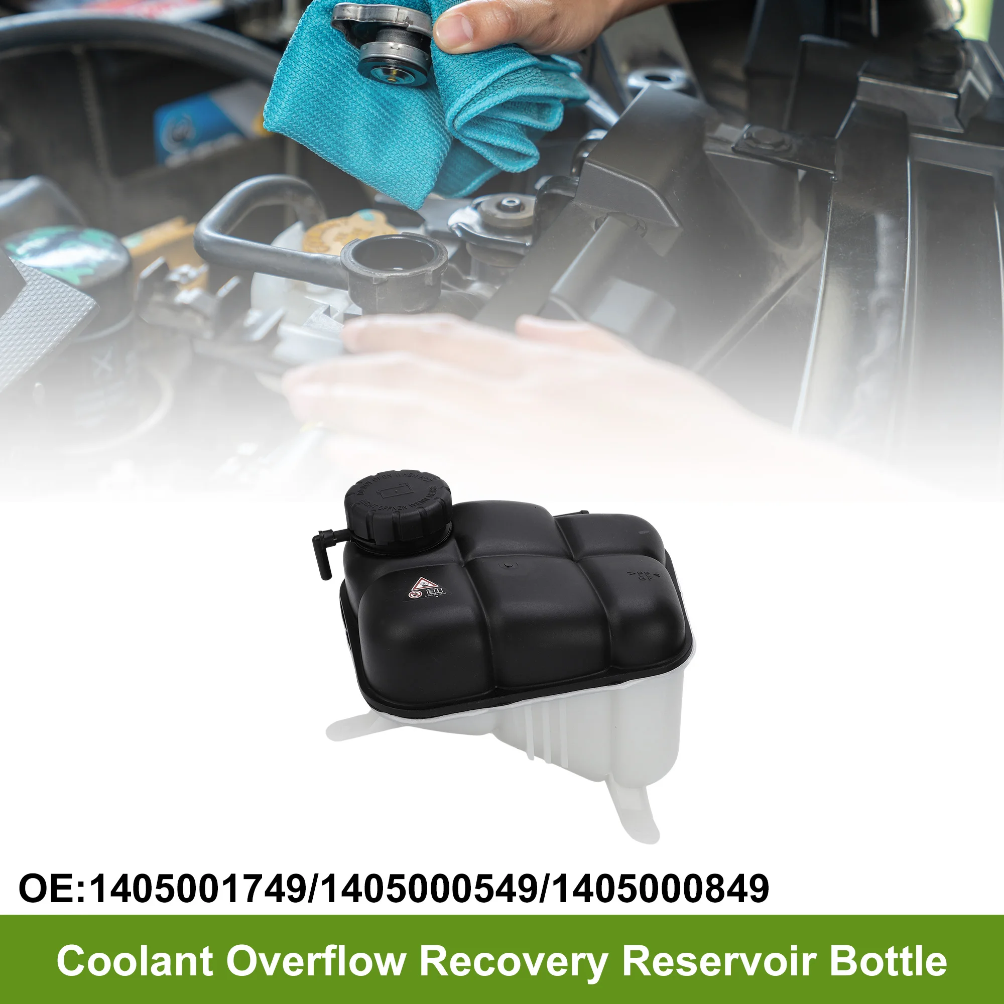 

UXCELL No 1405001749 Резервуар для охлаждающей жидкости, расширительный бак для Mercedes-Benz 500SEC 600SEL S420, термостойкая бутылка охлаждающей жидкости