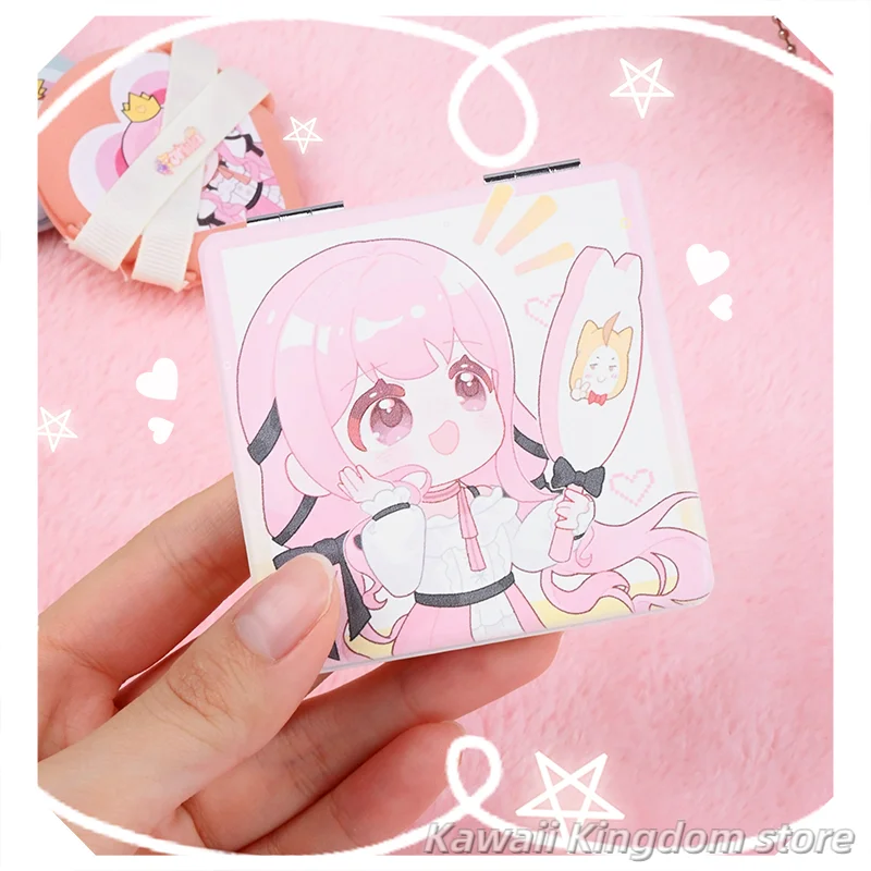Infinity Nikki Anime Cosplay Handheld Makeup Mirror Double-sided Cute Student Portable Mascot Student Accessory Fans Gift view 4