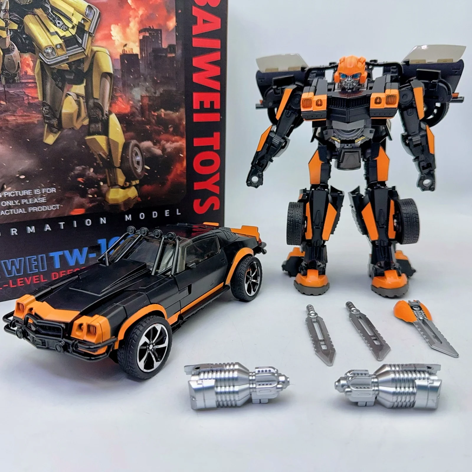 

BAIWEI Transformation TW-1032B TW1032B Dark WASP Movie 7 KO SS100 SS-100 Movie Action Figure Robot Toys In Stock