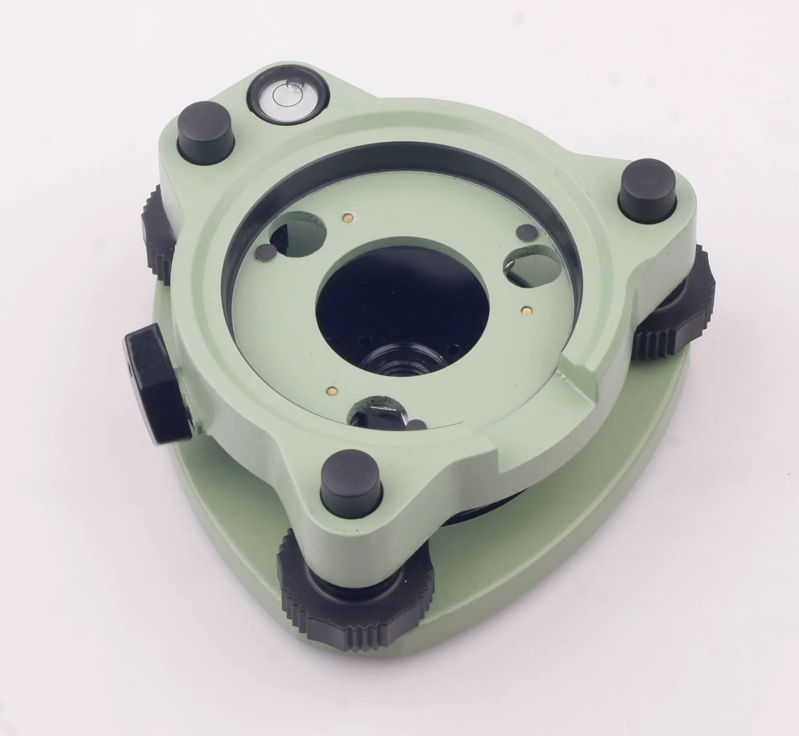 Brand New Three-Jaw Green Tribrach Without Optical Plummet For Total Station Prism