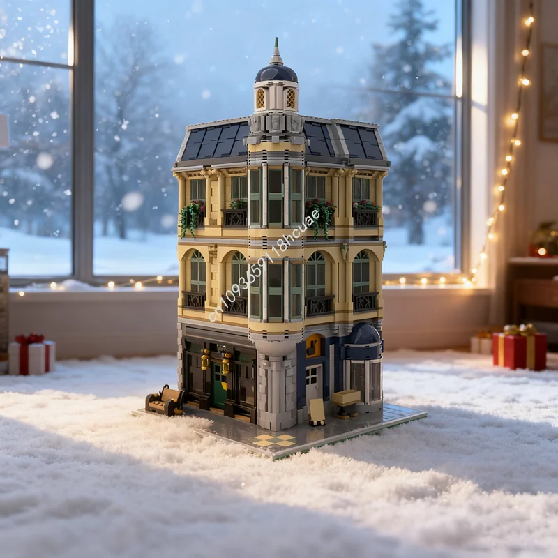 

3473pcs MOC Modular The Music Store Modulared Model Building Blocks Toys Architecture DIY Creative Christmas Gift Idea Birthday