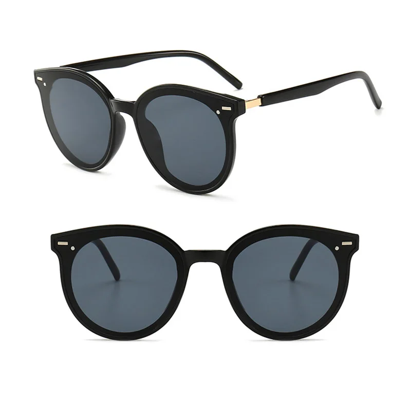 

Explosive Stylish UV 400 Wayframe Shape Full-rim European Gradient Color Trendy Over Sized MG Stud Fashion Sunglasses for Women