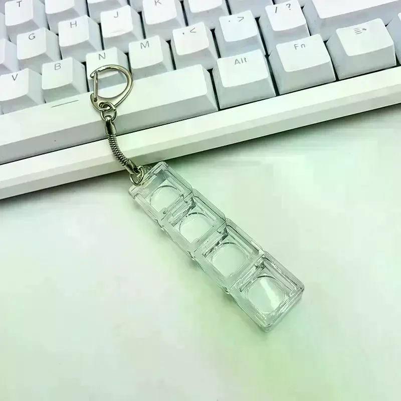 Mechanical Keyboard Switch Tester 6 Key DIY Keychain Switch Sampler For Mechanical Gaming And Office Experience