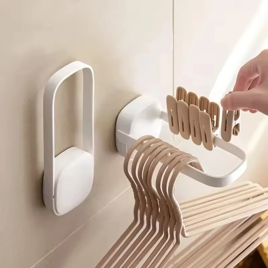 Multifunktionales, faltbares Aufbewahrungsregal, Wäscheklammersammler, Balkonhaken, Kleiderbügel, Clip-Sammler, Wandhaken, Finishin