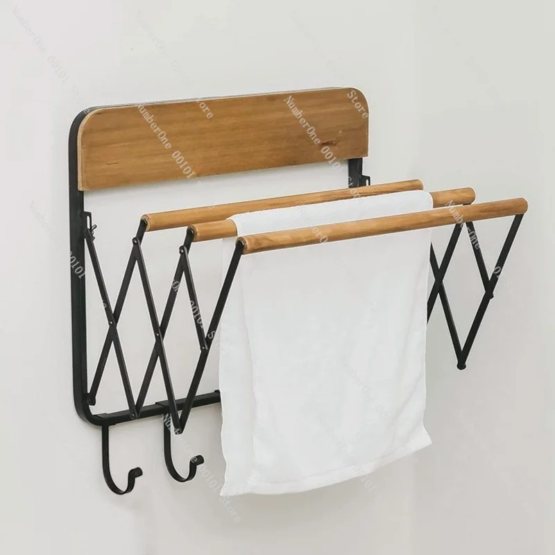 estante-de-lavanderia-tipo-acordeon-h-estante-de-pared-retractil-3-postes-y-5-ganchos