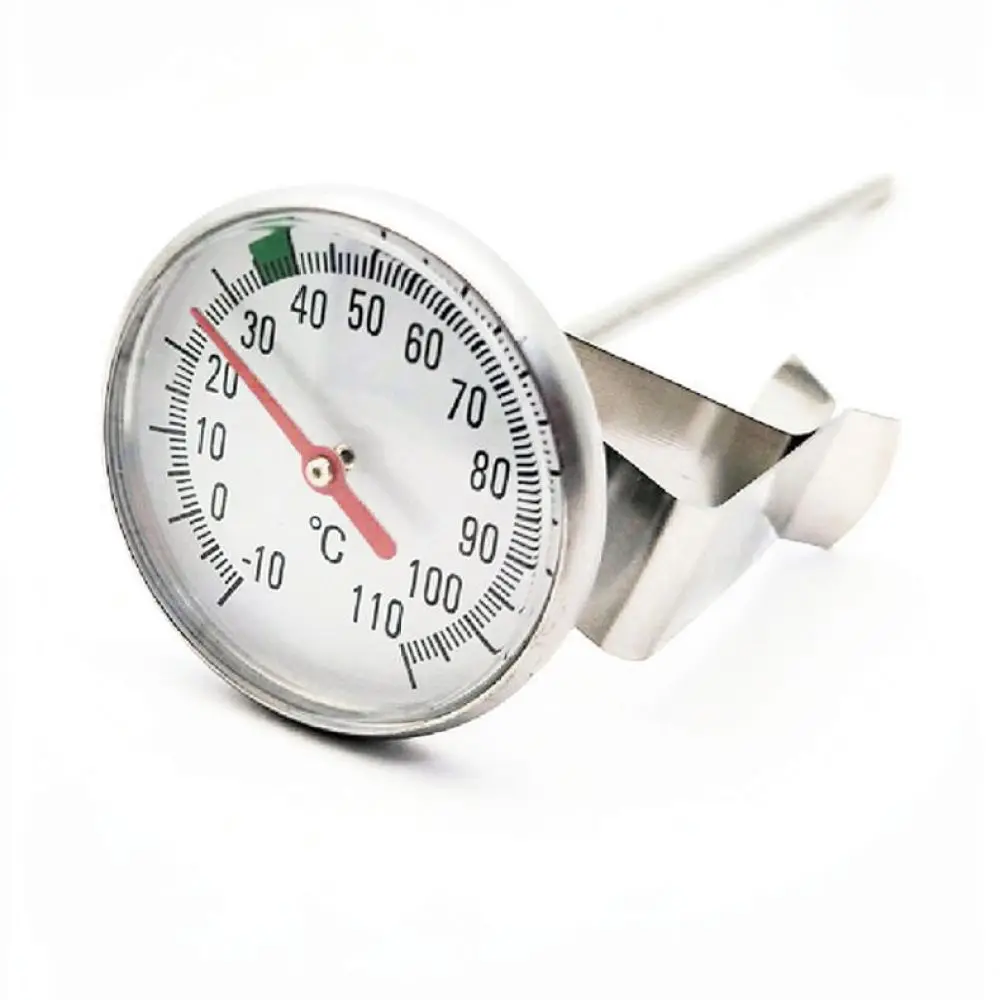 Precision Stainless Steel Probe For Kitchen Cooking Coffee Milk Temperature Monitor Manual Dial Cooking Tool
