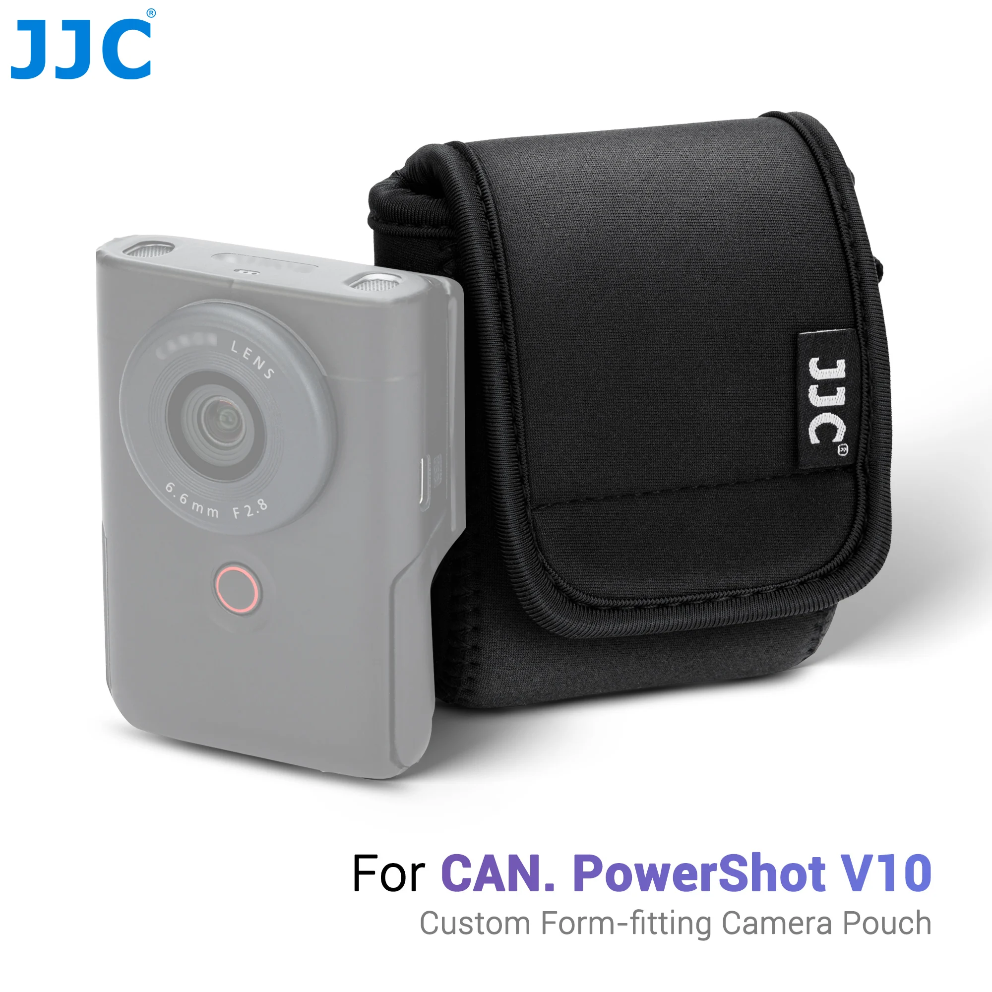 JJC Kompaktowa torba na aparat fotograficzny Etui na aparat fotograficzny DJI Osmo 360 Canon PowerShot V10 Regulowany pasek na ramię z karabińczykiem