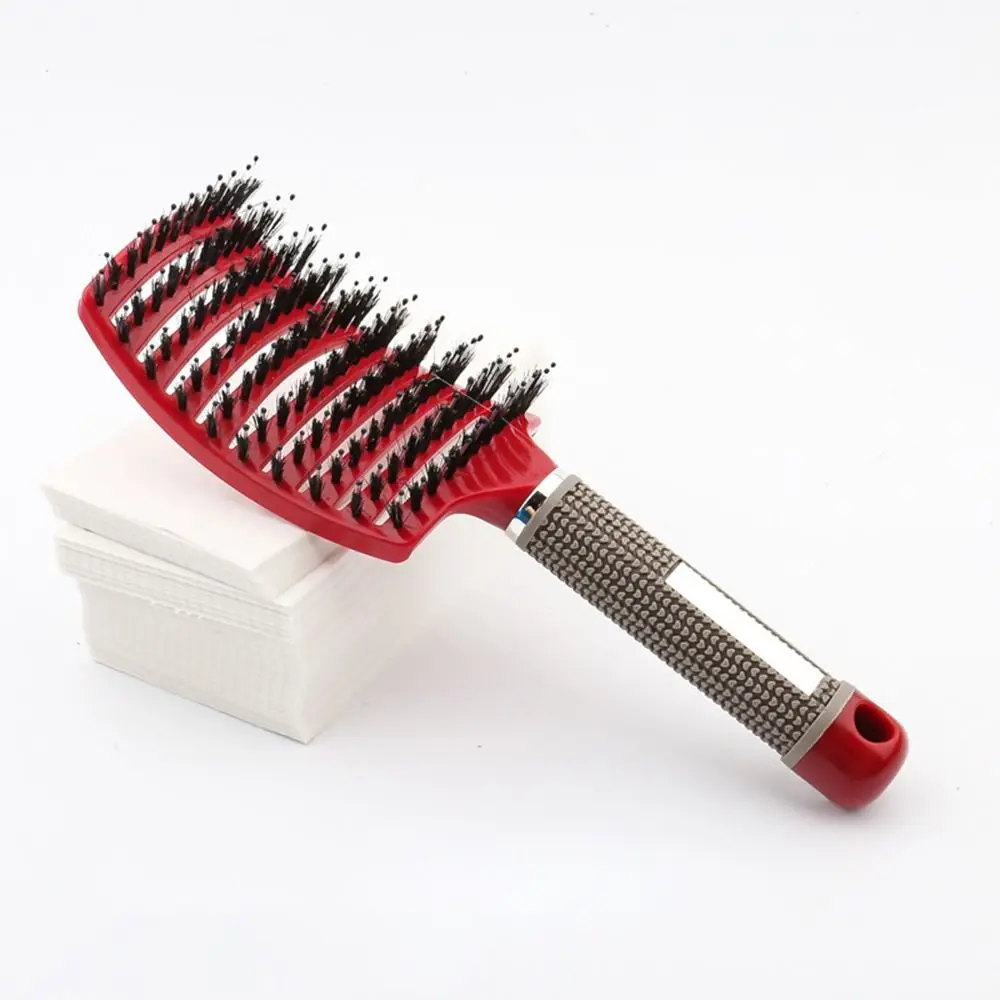 Wet and Dry Anti Klit RibComb Non-slip Bristle Massage Comb Antistatic Hair Scalp Massage Styling Tools Hairdressing Salon